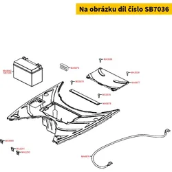 Kymco Batterie SPEEDS MG12A-BS (YT12A-BS); Gel-Batterie = SB7114 SB7036