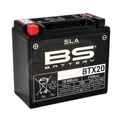 Baterie YTX20A-BS SLA - aktivovaná