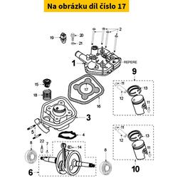 Centauro Těsnění pod hlavu Peugeot 50 LC