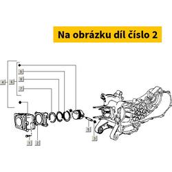 Centauro Těsnění pod válec Piaggio ET4 --0,4mm