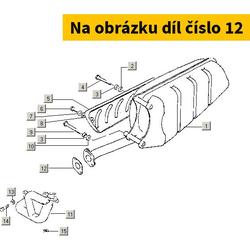 Centauro Těsnění výfuku  Piaggio 50 4T E1-E2