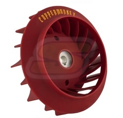 Ventilátor motoru Piaggio - červený