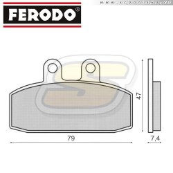 Brzdové destičky 0060 Ferodo Platinum