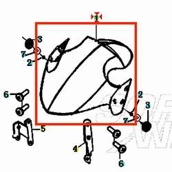 Keeway Blatník Matrix černý