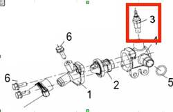 Keeway Čidlo teploty