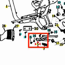 Keeway Hlavní stojan ARN