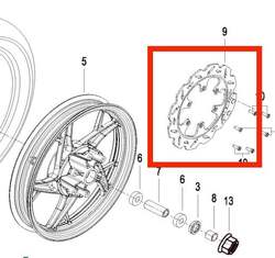 Keeway Kotouč Cityblade přední