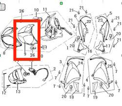 Keeway Kryt světla (č. 9)
