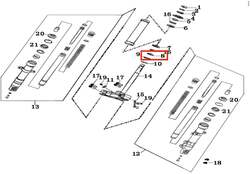 Keeway Ložisko řízení spodní - spodní miska