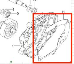 Keeway Těsnění převodů
