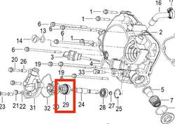 Keeway Vodní pumpa - gufero
