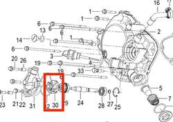 Keeway Vodní pumpa - vrtulka