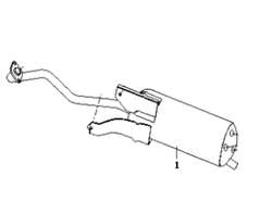 Keeway Výfuk 153QMI Keeway Arn