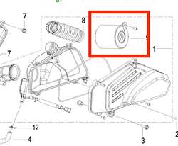 Keeway Vzduchový filtr