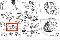 Keeway Zámek podsedlového prostoru