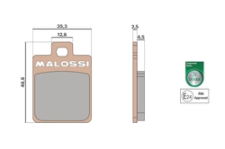 Malossi Brzdové destičky 0300 Malossi -- MHR