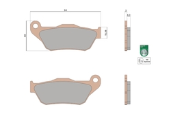 Malossi Brzdové destičky 0770 Malossi -- MHR