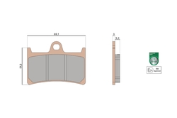 Malossi Brzdové destičky 1060 Malossi -- MHR