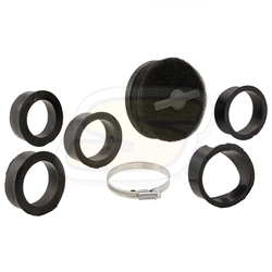 Vzduchový filtr Double Layer 65mm ⌀ 46-62 - černý