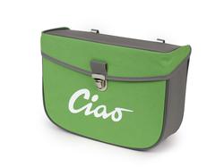 Moto Nostra Brašna na sedlo Moto Nostra Ciao --zeleno-šedá