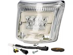 Moto Nostra Zadní světlo Moto Nostra MK1 LED čiré GTS / GTV - chrom rámeček