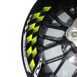 Motografix Sada proužků Evolution - fluor. žluté -- 11