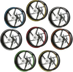 Motografix Sada proužků na kola Racing --bílé