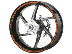 Motografix Sada proužků na kola Racing - oranžové -- 11