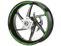Motografix Sada proužků na kola Racing - zelené -- 15