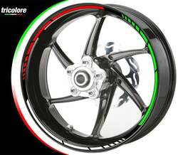 Motografix Sada proužků na kola Tricolore Italiano -- 12