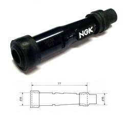 NGK Fajka svíčky SB05E rovná –silná koncovka