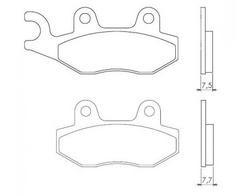 Novascoot Brzdové destičky 1620 Novascoot Sintrované