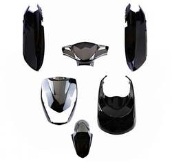 Novascoot Sada plastů Kisbee 50 - černý lesk