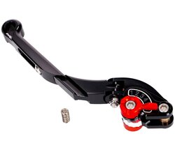Puig Brzdová páčka levá Puig 2.0 sklápěcí, nastavovací - černo-červená