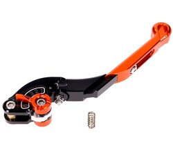 Puig Brzdová páčka pravá Puig 2.0 sklápěcí, nastavovací - oranžovo-černá