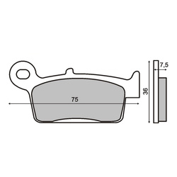 RMS Brzdové destičky 0170 RMS