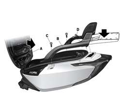 SHAD Nosič kufru SHAD G-Dink 12/16