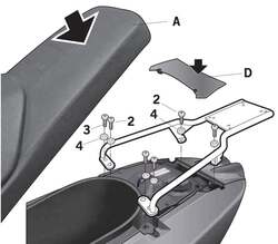 SHAD Nosič kufru SHAD GP 800