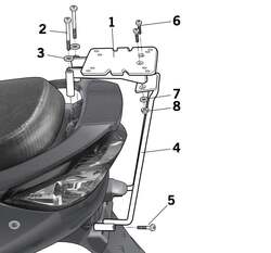 SHAD Nosič kufru SHAD Joyride 11/16