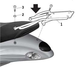 SHAD Nosič kufru SHAD Liberty S 07/09