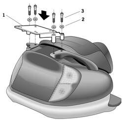 SHAD Nosič kufru SHAD Pantheon 2T / SV250