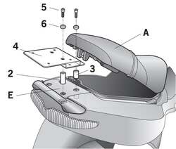 SHAD Nosič kufru SHAD Runner 97/01