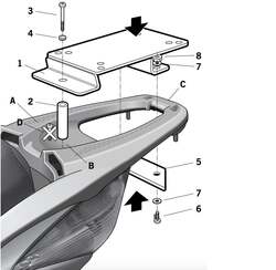 SHAD Nosič kufru SHAD SH 300