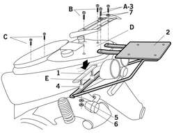 SHAD Nosič kufru SHAD SR 50 97/04