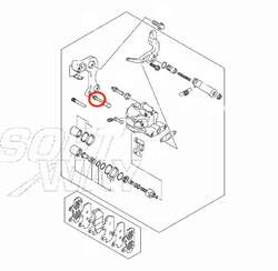 Suzuki Brzdový třmen - čep č.19