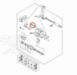 Suzuki Brzdový třmen - čep č.21