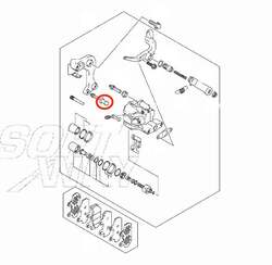 Suzuki Brzdový třmen - pouzdro č.18