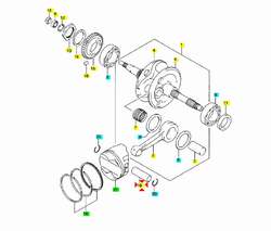Suzuki Pístní čep Burgman 400