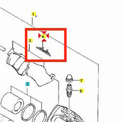 Suzuki Plíšek brzdových destiček