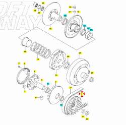 Suzuki Polořemenice Burgman 250 98-06